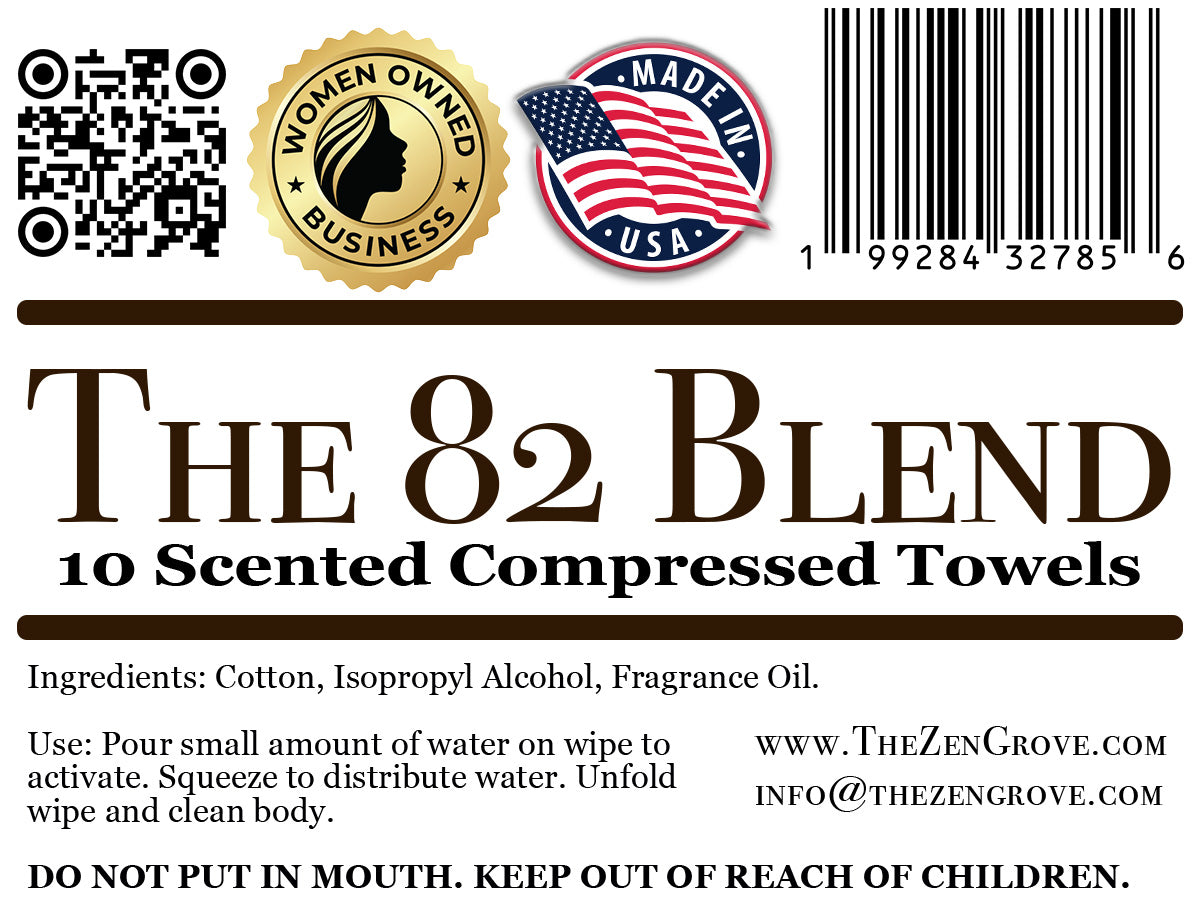 The 82 Blend Compressed Towels
