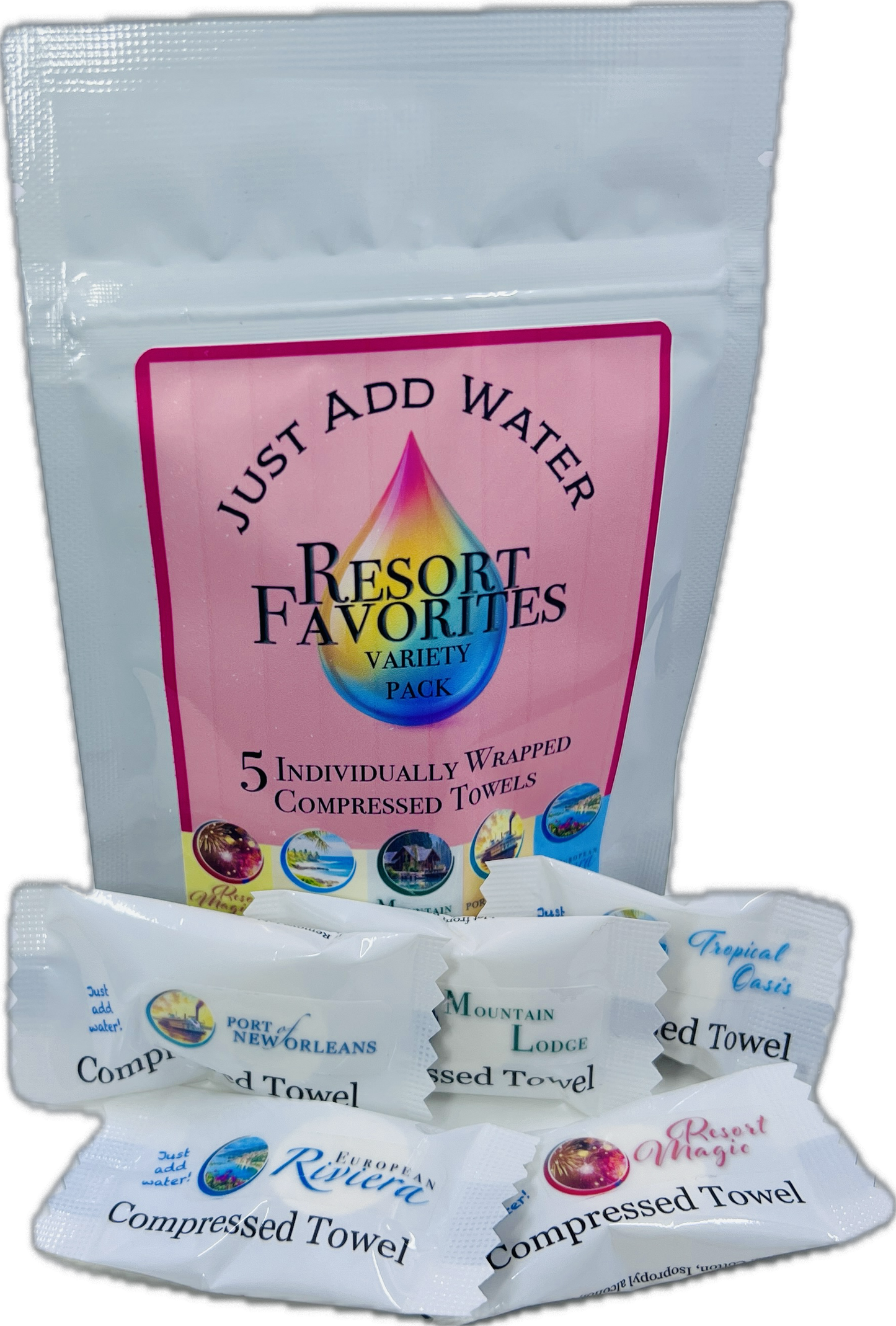 Resort Favorites Variety Pack - 5 Towels