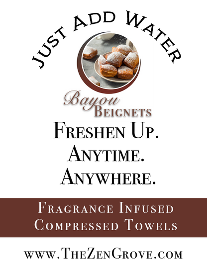 Bayou Beignets Compressed Towels